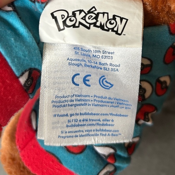 Build-A-Bear Pokémon Cute Plush Toy with Blue Hoodie - Picture 9 of 15
